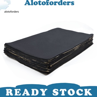 &lt;Alotoforders&gt; เสื่อผ้าฝ้าย มีฉนวนกันความร้อน กันเสียงรบกวน ขนาด 6 มม. สําหรับรถยนต์ 9 ชิ้น