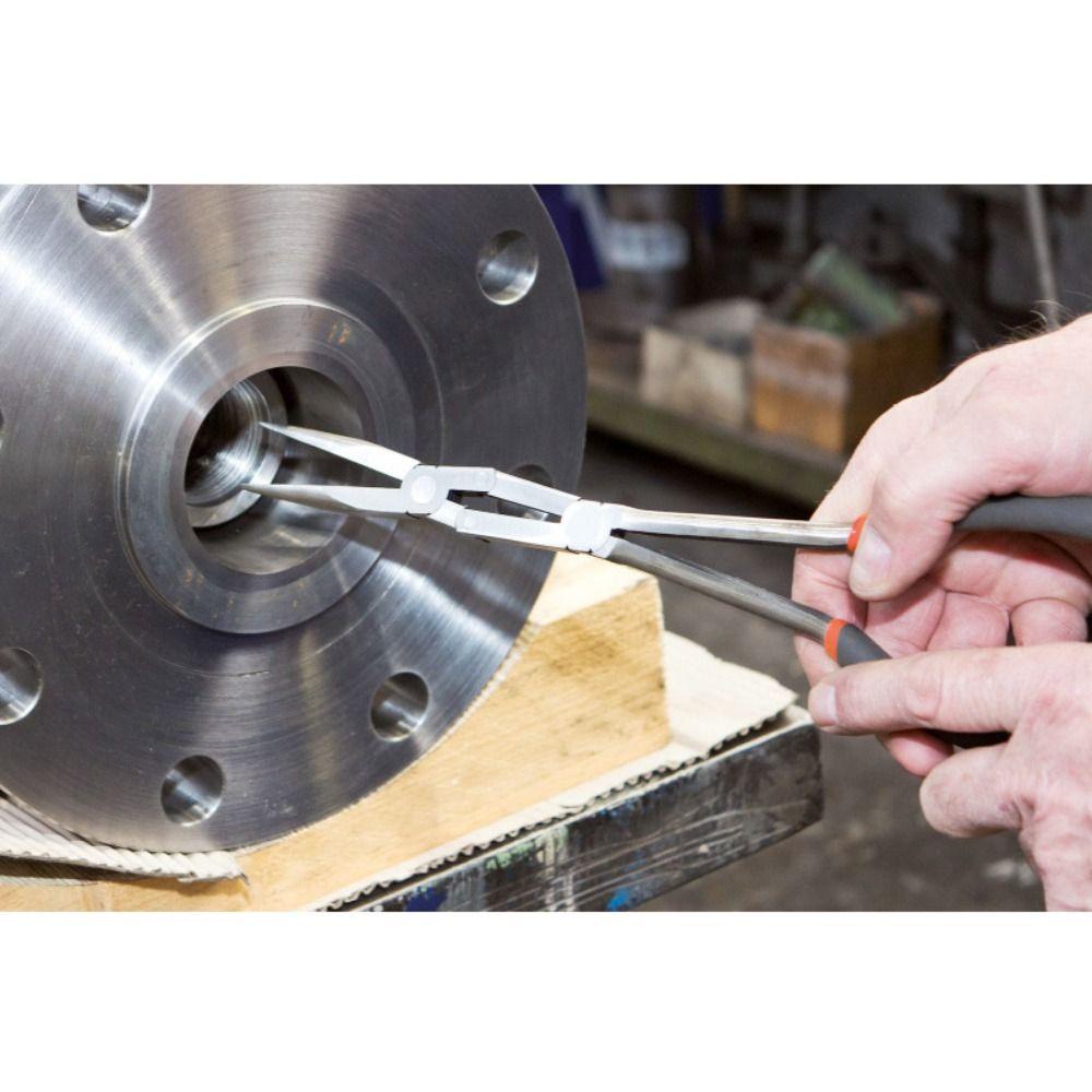 Aomsom คีมปากแหลม เหล็กคาร์บอน ด้ามจับยาว คุณภาพสูง กันลื่น 25 45 90 องศา - รูปที่ 7