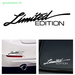 Greatshore LIMITED EDITION สติกเกอร์ไวนิล 16 ซม.*3.8 ซม. สําหรับติดตกแต่งหน้าต่างรถยนต์