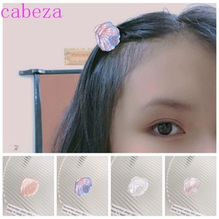 Cabeza กิ๊บติดผม รูปเปลือกหอย ทรงพัด เรขาคณิต ขนาดเล็ก เรียบง่าย สําหรับงานปาร์ตี้