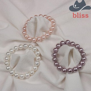 Bliss สร้อยข้อมือ ประดับลูกปัดไข่มุกเทียม 10 มม. ของขวัญ สําหรับผู้หญิง