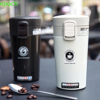 Epoch แก้วกาแฟสเตนเลส แบบสองชั้น พรีเมี่ยม สําหรับเดินทาง