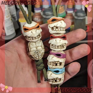 Melodg จี้พวงกุญแจ รูปเต่า 4 ตัว แฮนด์เมด DIY