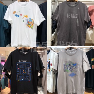 【พร้อมส่ง】เสื้อยืดแขนสั้น ผ้าฝ้าย พิมพ์ลาย MoMa Game อินเทรนด์ สําหรับผู้ชายและผู้หญิง