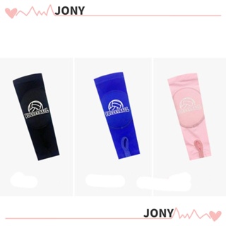 Jy1 ปลอกแขนไนล่อน ยืดหยุ่น ระบายอากาศ สีดํา สีขาว สีชมพู สําหรับเล่นกีฬา ยิม 1 คู่