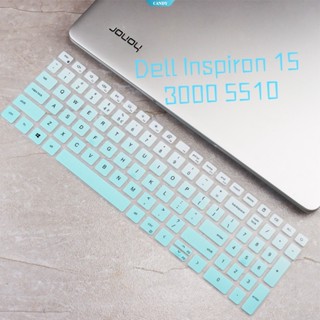 แผ่นซิลิโคนติดแป้นพิมพ์ สําหรับ Dell Inspiron 15 3000 5510 3511 3510 3515 7510 3520 15pro 5518 vostro 5510 15.6 นิ้ว