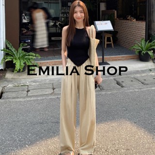 EMILIA SHOP  กางเกงขายาว กางเกงขายาวผู้หญิง สไตล์เกาหลี  ทันสมัย Comfortable สไตล์เกาหลี Unique A93L6V9 36Z230909