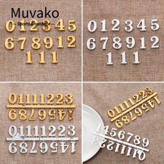 Muvako ชุดตัวเลขนาฬิกา DIY แบบเปลี่ยน 1 ชุด