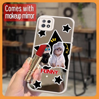 lovely luxurious Phone Case For OPPO A72 5G/A73 2020 5G youth Mirror surface Little Fresh Makeup mirror flower trend