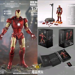 [พร้อมส่ง] โมเดลฟิกเกอร์ Iron Man MIGU MK3 สเกล 1/7 อัลลอย พร้อม Marvel Forging Spirit