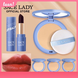 【ซื้อ 1 แถม 1】sace Lady Makeup Set Air Cushion Cream+lipstick Magic Color Change Lip Tint Waterproof Moisturizing Highly Pigmented Lip Makeup cod