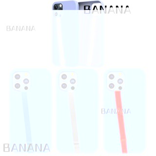 Banana1 สายรัดข้อมือ เชือกยางยืด ซิลิโคน สําหรับ iPhone Huawei