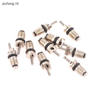 Pufang แกนวาล์วทองแดง A/C R134a สําหรับซ่อมแซมเครื่องปรับอากาศรถยนต์ 10 ชิ้น