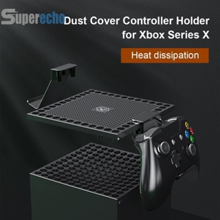 ฝาครอบคอนโซล ABS กันฝุ่น พร้อมที่แขวนหูฟัง สําหรับ Xbox Series X [superecho.th]