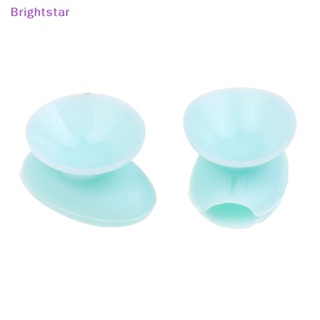 Brightstar 5 ชิ้น ซิลิโคน ฝาครอบลิป มาสก์ แปรงแต่งหน้า ที่ใส่หัวแปรง แปรงแต่งหน้า ใหม่