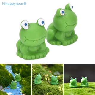 Hihappyhour กบเรซิ่น ขนาดเล็ก สําหรับตกแต่งสวน บ้าน คริสต์มาส Diy 2 ชิ้น