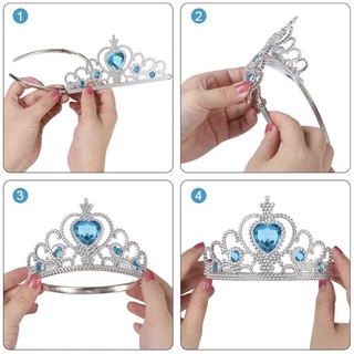 มงกุฎไม้กายสิทธิ์ เครื่องประดับผม สร้อยคอ ต่างหู มงกุฎราชินี สไตล์เจ้าหญิง สําหรับเด็กผู้หญิง