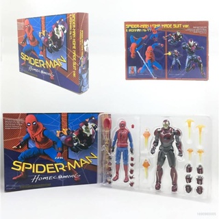 โมเดลฟิกเกอร์ Eul Marvel The Avengers Iron Man Spiderman ข้อต่อขยับได้ ของเล่นสําหรับเด็ก เก็บสะสม ของขวัญ