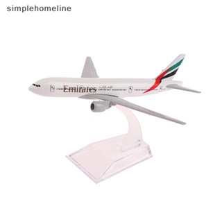 [simplehomeline] โมเดลเครื่องบินโลหะ 1:400 Replica Emirates Airlines 777 ของเล่น สําหรับเด็กผู้ชาย พร้อมส่ง