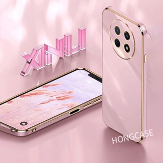 เคสโทรศัพท์มือถือแบบนิ่ม TPU กันกระแทก ขอบตรง ยืดหยุ่น หรูหรา สําหรับ huawei nova Y91 novaY91 4G 2023