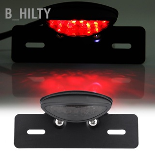 B_HILTY รถจักรยานยนต์ LED ไฟท้ายเบรกหลังหยุดไฟป้ายทะเบียนสำหรับ Cafe Racer