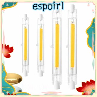 Espo R7S หลอดไฟ LED หลอดไฟหลายแรงดันไฟฟ้า โคมไฟหลายขนาด หลอดแก้ว โคมไฟหรี่แสง