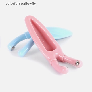 Colorfulswallowfly ส้อมพลาสติก รูปตัว Y สําหรับขูดกัวซา นวดจมูก ใบหน้า