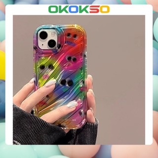 [OKOKSO] เคสโทรศัพท์มือถือนิ่ม กันกระแทก ลายการ์ตูนมอนสเตอร์ หลากสี สําหรับ OPPO Reno9 Reno8 Reno7pro reno6 7z 5 R17 A53 A9 2020 F11 A31 A78 A77