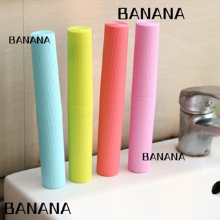 Banana1 ที่ใส่แปรงสีฟัน ยาสีฟัน เดินทาง แบบพกพา พลาสติก