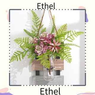 Ethel1 ช่อดอกไม้ประดิษฐ์ สําหรับตกแต่งบ้าน สํานักงาน โรงแรม