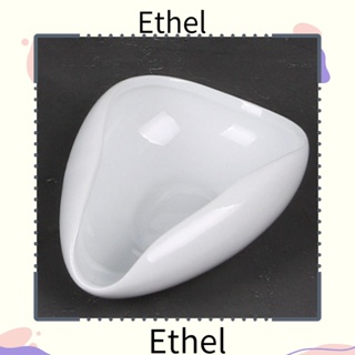Ethel1 ชุดกล่องใส่เมล็ดกาแฟ เซรามิค ลายดอกไม้ ขนาด 3.9 นิ้ว สีขาว