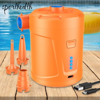 เครื่องปั๊มลมยาง น้ําหนักเบา แบบพกพา สําหรับห่วงยางว่ายน้ํา เรือ [sporthealth.th]