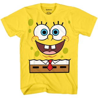 เสื้อยืดคอกลม แขนสั้น พิมพ์ลายการ์ตูน SpongeBob SquarePants Pie Big Star Octopus Brother Crab Boss 2 3 4 5 6 7 8 9 10 11 12 ปี ไซซ์ 110 120 13 140 150