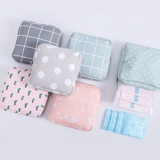 Spot# sanitary napkin aunt towel storage bag portable mini pack small bag moon cotton large capacity multifunctional sanitary cotton bag 8jj