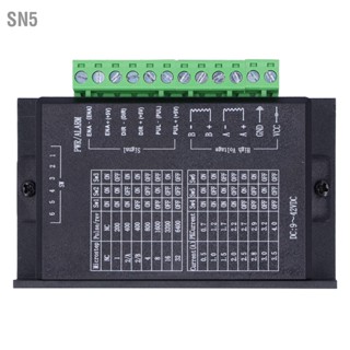 SN5 สเต็ปเปอร์มอเตอร์ขับ 1 แกนเครื่องแกะสลัก CNC อุปกรณ์เครื่องกล TB6600 4A DC9‑40V