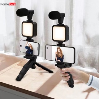 ไฟ LED ความงาม ไฟ LED เติมโทรศัพท์มือถือ Live Desktop Square Light Handheld Mini Portable Photography Conference Light homelove