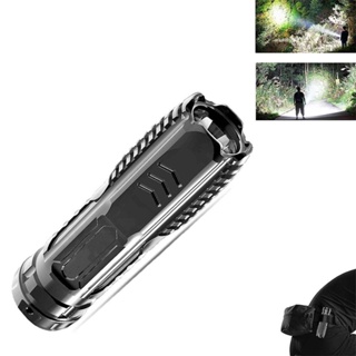 Mini Black Technology Flashlight, Multifunctional Rechargeable Flashlight
