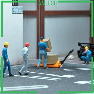 [Amleso] โมเดลฟิกเกอร์ 1:64 Man Carrying Box ขนาดเล็ก สําหรับถ่ายภาพสถาปัตยกรรม