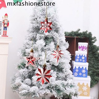 Mxfashione เครื่องประดับต้นคริสต์มาส สีแดง และสีขาว DIY สําหรับตกแต่งบ้าน ห้องนั่งเล่น เทศกาล งานเลี้ยงวันเกิด