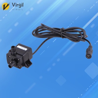 [Virgil.th] มอเตอร์ปั๊มน้ํา DC12V 3 เมตร 240L/H ไร้แปรงถ่าน เสียงเงียบพิเศษ สําหรับสระว่ายน้ํา