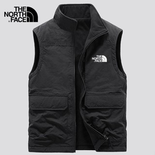 The.north.face【m-6xl】เสื้อแจ็กเก็ตแขนกุดลําลอง บุฟองน้ํา หลายกระเป๋า แฟชั่นฤดูใบไม้ร่วง และฤดูหนาว สําหรับผู้ชาย