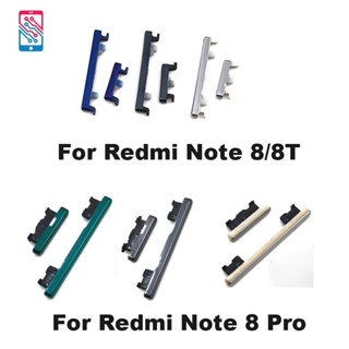 อะไหล่ปุ่มกดสวิตช์เปิด ปิด ด้านข้าง แบบเปลี่ยน สําหรับ Xiaomi Redmi Note 8 8T PRO