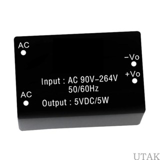 Utake บอร์ดอะแดปเตอร์พาวเวอร์ซัพพลาย 12A 220V เป็น 5V 5W เอาท์พุต AC-DC