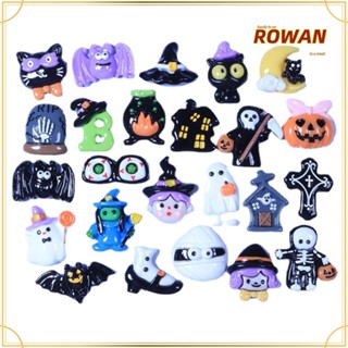 Rowans ฟักทองเรซิ่น หลากสี สําหรับตกแต่งเล็บ 10 ชิ้น