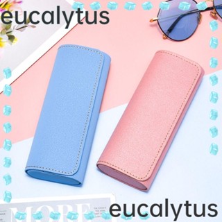 Eucalytus1 กล่องใส่แว่นตา หนัง PU ป้องกันแรงกดดัน สะดวกสบาย