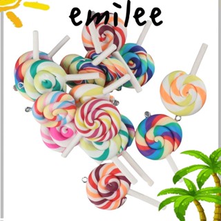 Emilee จี้อมยิ้ม โพลิเมอร์ หลากสี สําหรับทําเครื่องประดับ