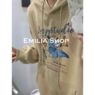 EMILIA SHOP  เสื้อผ้าผู้ญิง แขนยาว เสื้อฮู้ด  Unique คุณภาพสูง สวย รุ่นใหม่ A28J0WW 36Z230909