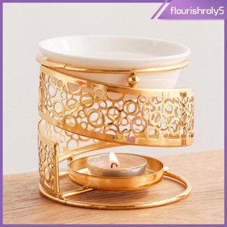 [Flourishroly5] เชิงเทียนเซรามิค สําหรับตกแต่งบ้าน