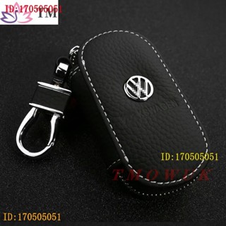 Volkswagen เคสกุญแจรีโมทรถยนต์ หนังแท้ สําหรับ atlas GTI golf Key tiguan po