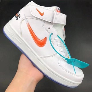 Nike Air Force No. luminous รองเท้าผ้าใบลําลอง สําหรับผู้ชาย ผู้หญิง สีขาว เหมาะกับการวิ่งจ็อกกิ้ง 1 ชิ้น